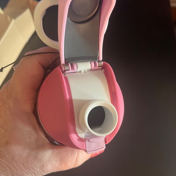 Pink Heart Patterned Water Bottle - Picture 3 of 10